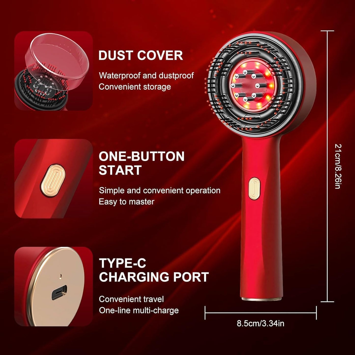 Reviora™ - Red Light Scalp Massage Therapy